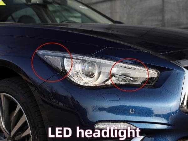 יחידת תאורה חדשה ימין או שמאל לאינפיניטי. Infiniti Q50 Headlight Q50L Headlight 2014-2022 LED