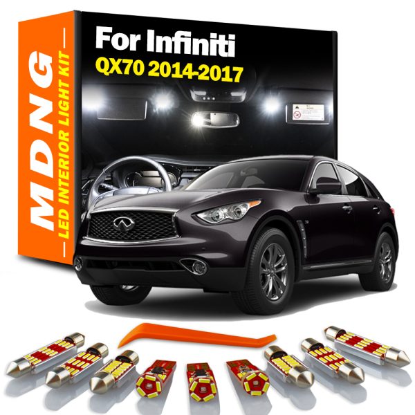 קיט מלא תאורת לד פנימית לאינפיניטי: Infiniti QX70 2014 2015 2016 2017