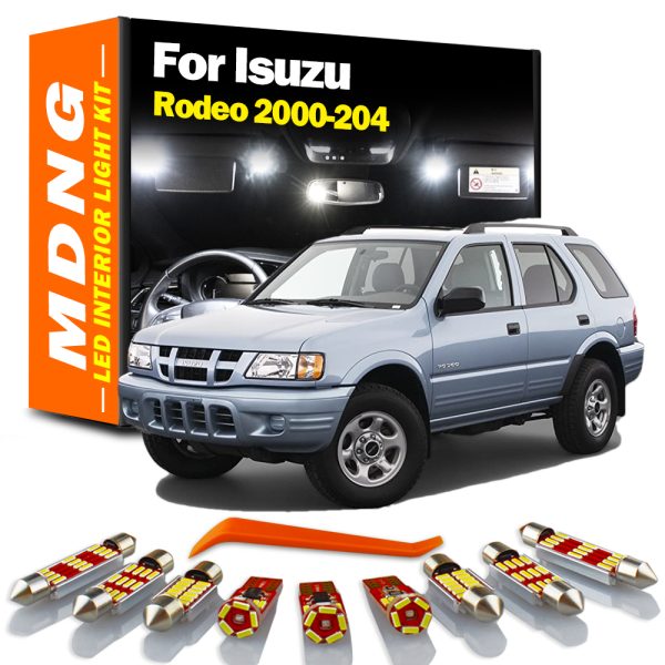 קיט מלא תאורת לד פנימית לאיסוזו רודאו: Isuzu Rodeo 2000 2001 2002 2003 2004