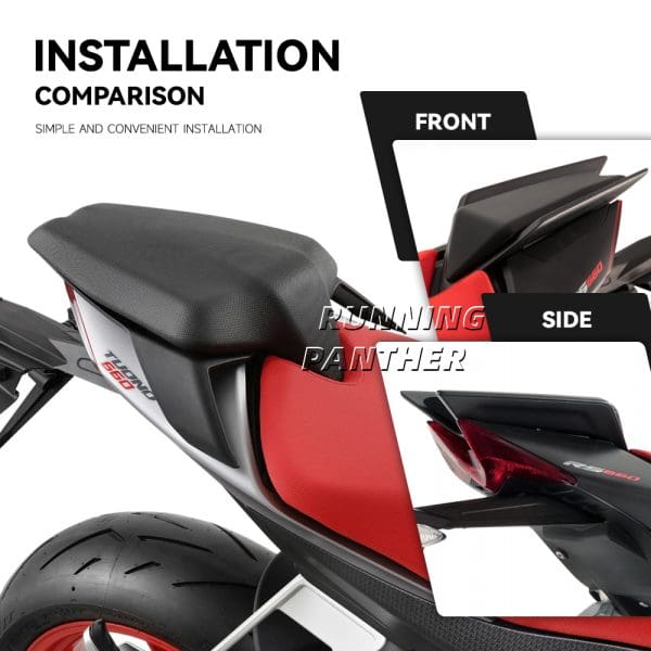 כיסוי מושב מורכב אחורי לאפריליה: Aprilia RS660 RS 660 Tuono 660 2020- RSV4 2021