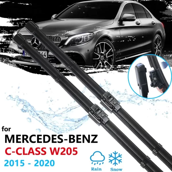 מגבים קדמיים איכותיים למרצדס סי. Mercedes Benz C-Class C180 C200 C220 C250 C300