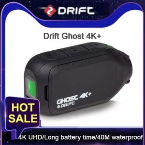 מצלמת אקשן מעולה לקסדה מסדרת גוסט דריפט. Drift Ghost 4k Plus